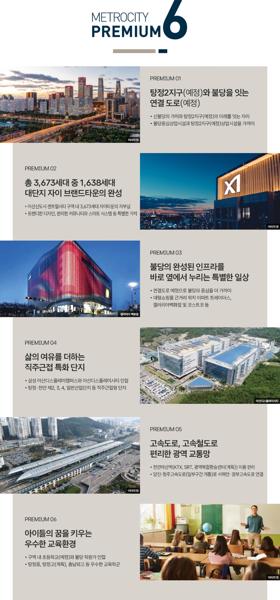 아산탕정 자이 메트로시티 6대 프리미엄 안내